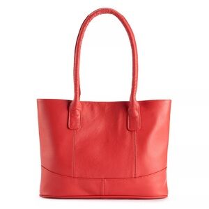 Amerileather Red Tote Bag